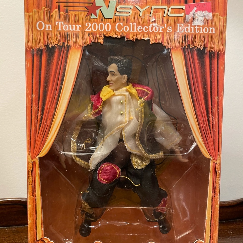 VTG NSYNC J.C. 8” Marionette Doll Figure 2000